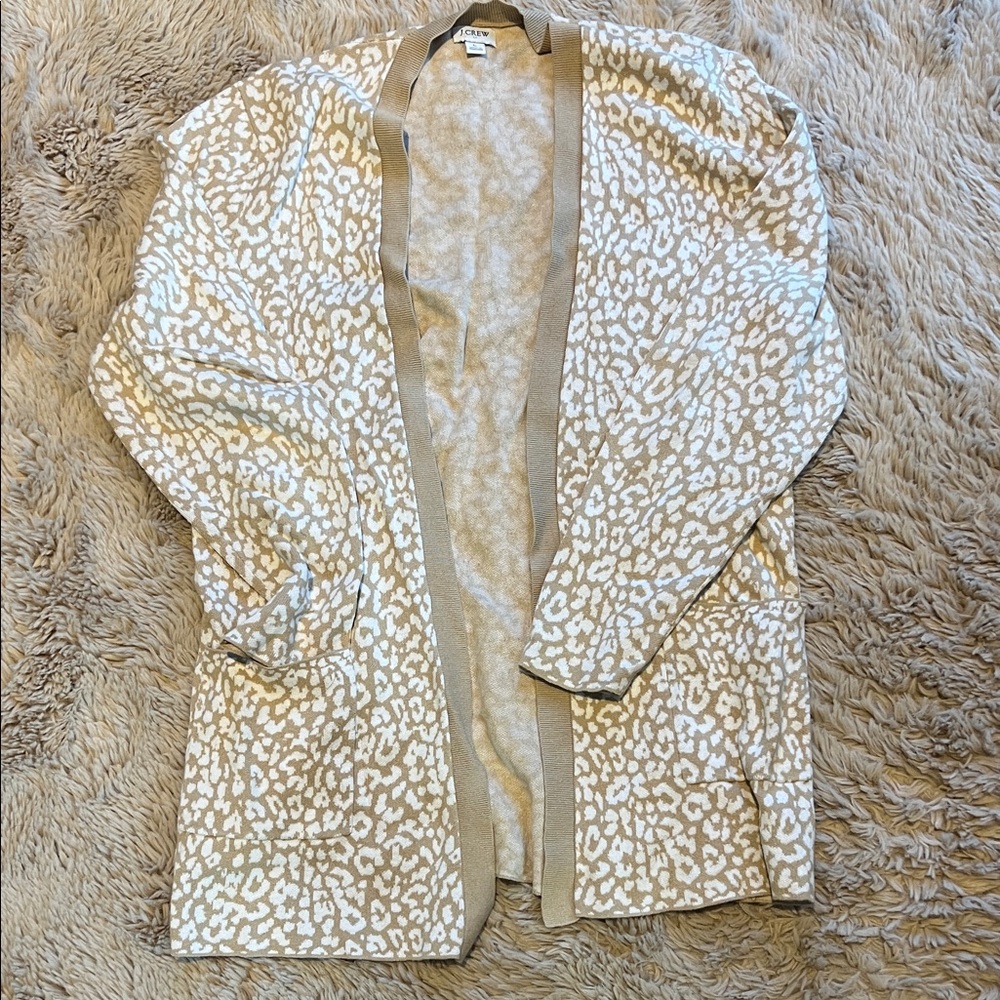 J.Crew Leopard Print Cardigan 🐆